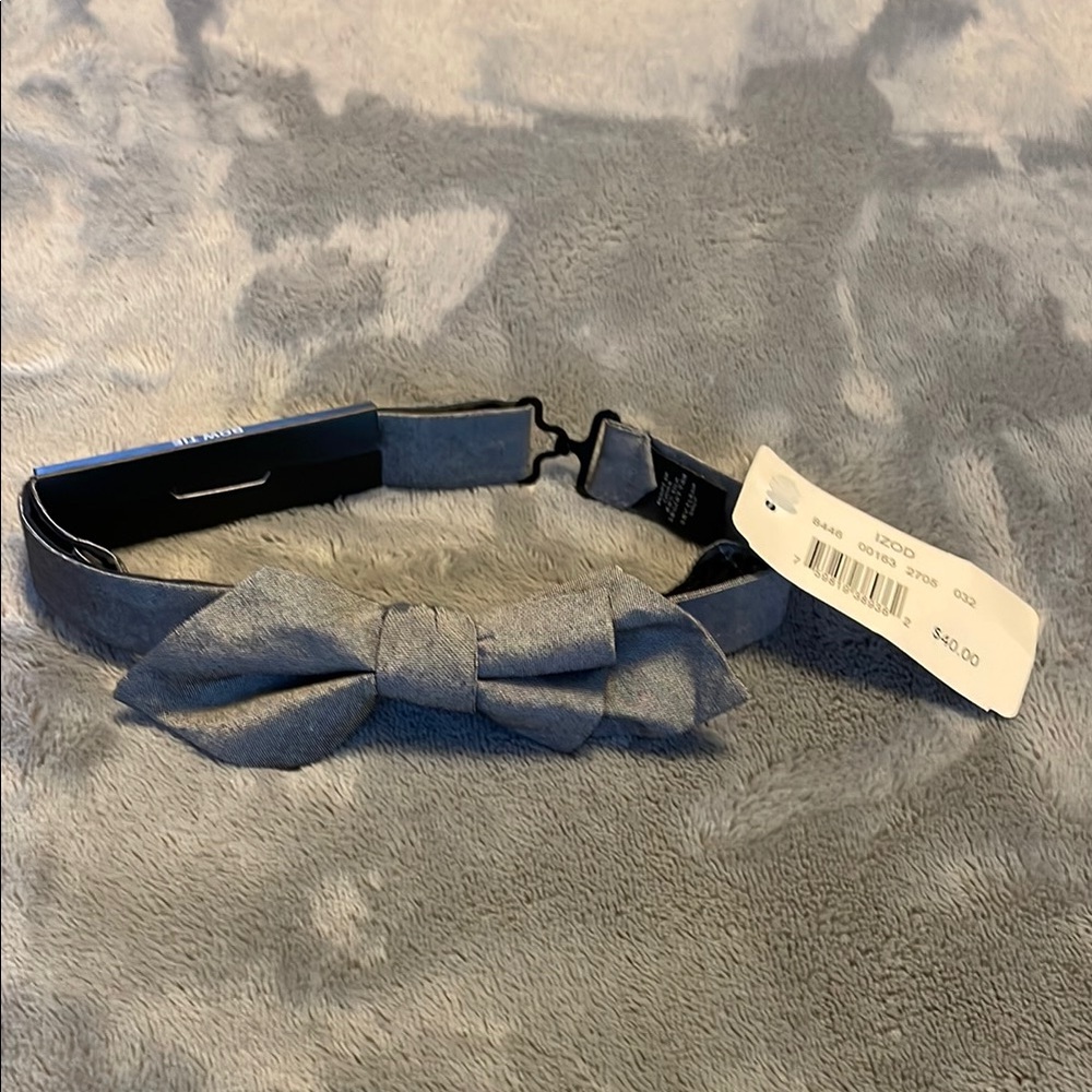 Express Gray Bow Tie